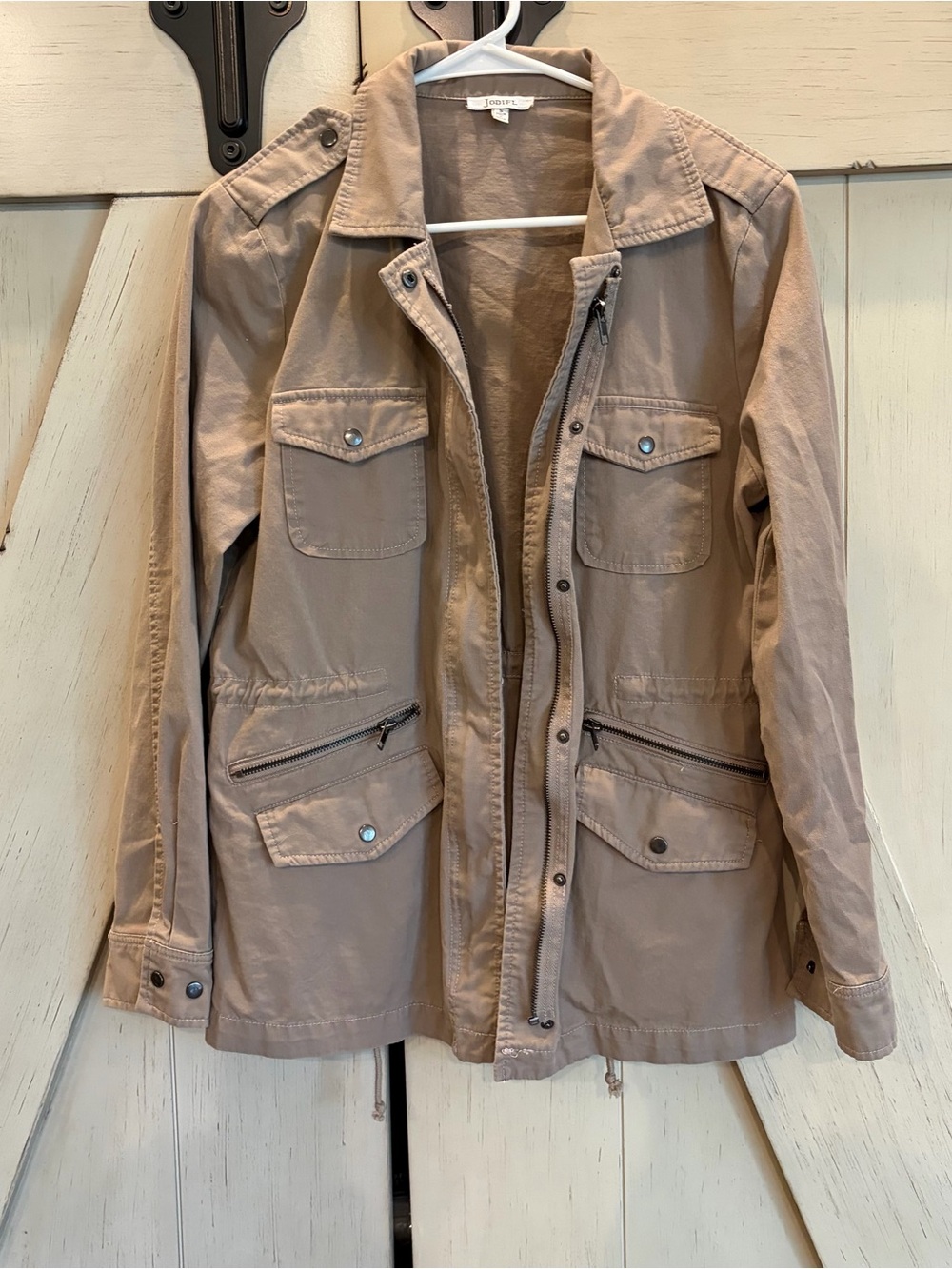 JODIFL Women's Utility Jacket - Tan Size Small